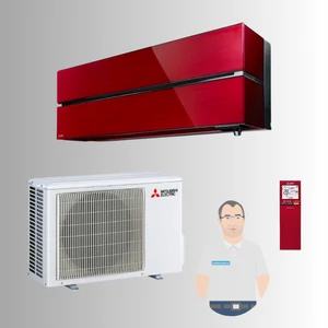 Mitsubishi Luxury Diamond MSZ/MUZ-LN25VGR piros