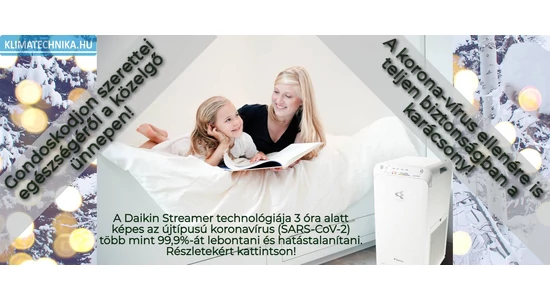 Daikin Streamer technológiával a COVID ellen